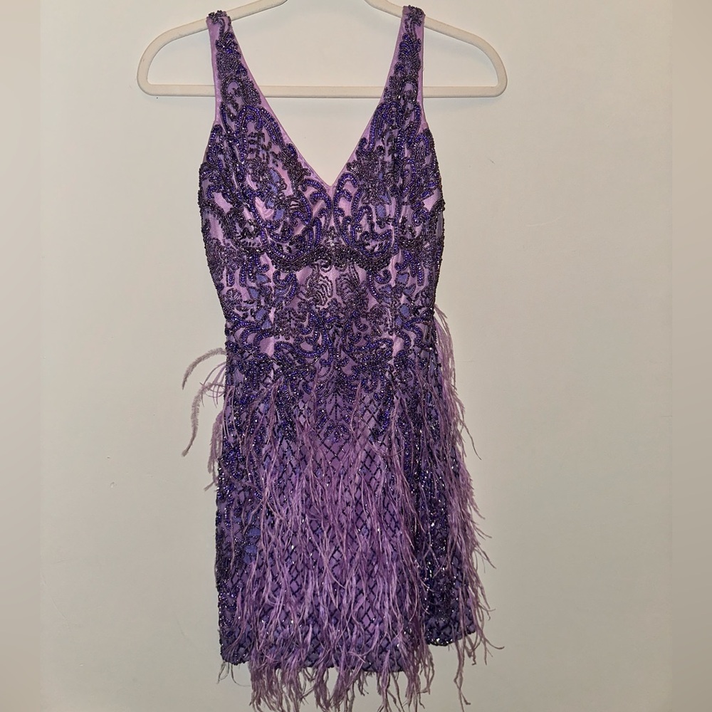 Primavera Couture Dress 12073 Mini Prom/Hoco Short Fitted Dress Size 2